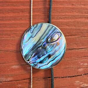 Abalone shell pendant and brooch